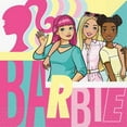 thumbnail image 1 of 16 serviettes de table en papier barbie de 6,5 po, 1 of 3