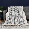 thumbnail image 2 of PiccoCasa Fleece Soft Throw Blanket Dual Sided Blanket, 60"x80" Grey, 2 of 6