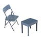 thumbnail image 5 of Figura de Acción Mini Silla de Escritorio Modelo 1:12TH Accesorios para Sillas de Mesa en Miniatura Adorno de Juguete para Niños Estilo Moderno Silla gris oscuro, 5 of 8