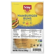 Schar Gluten Free Hamburger Buns, 10.6 oz, 4 Count