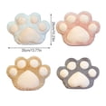 thumbnail image 2 of Kearding Almohada de pata de gato, bonitos agujeros suaves, garra de gato de peluche, cojín de asiento de Animal de peluche, bolsa de agua Suministros térmicos Gris, 2 of 6