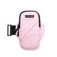 thumbnail image 1 of PU outdoor fitness bag unisex arm with arm wrist bag fun run equipment - pink, 1 of 5