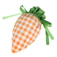 thumbnail image 2 of Tnobhg Easter Plaid Carrot Gift Bag Portable Cute Radish Shape Goodies Snack Present Treat Candy Drawstring Bag Happy Easter Festival Gift, 2 of 8