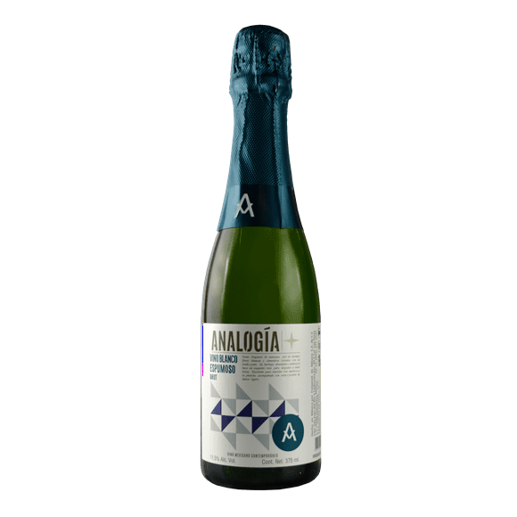 Vino Analogía Espumoso Brut 375 ml Vid Mexicana Vino Tinto