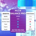 thumbnail image 5 of M.E.N Balance Pro Advanced Formula Pills All Natural Vitamin Supplement Men Balance Pro 180 Capsules, 5 of 9