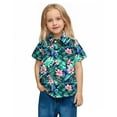 thumbnail image 6 of Oksale Boys Green Hawaiian Shirts Size 6-7-8 Button Down Collared Shirt Casual Short Sleeve Tshirts Trendy Tropical Printed Tops Loose Fit Beach Shirts, 6 of 9