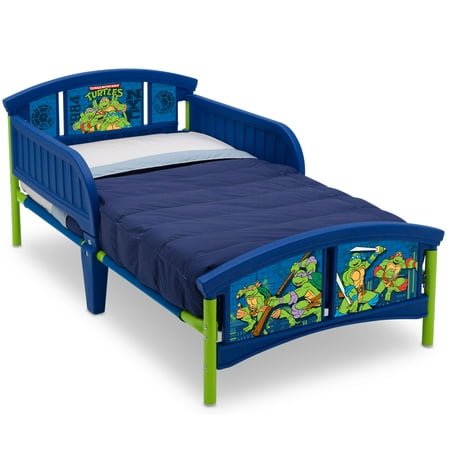 Delta Children Teenage Mutant Ninja Turtles Plastic Toddler Bed, Blue
