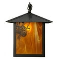 thumbnail image 3 of Meyda Tiffany 147798 Seneca 17" Tall Wall Sconce - Brown, 3 of 4