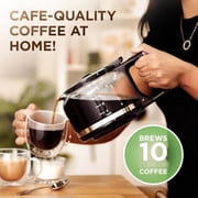 Ivation 2-in-1 Drip Coffee Maker & Grinder – 10 Cup, Auto Brew, Timer, 1.5L Tank, Reusable Filter.