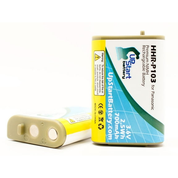 2x Pack - UpStart Battery VTech 5850 Battery - Replacement for VTech Cordless Phone Battery (700mAh, 3.6V NI-MH)