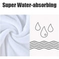 thumbnail image 4 of 60S Retro Orange Hand Towel Blue and Light Green Repeating Colorful Circle Soft Guest Face Bath Towel Bathroom Decorations Thin Kitchen Tea Dish Towels 15 x 30 inch, 4 of 8