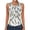 #03Light Blue, variant on Floral Print Henley Tank Tops for Women, Sleeveless Ribbed Knit Button Up Casual Summer Slim Fit Tops Blue XL