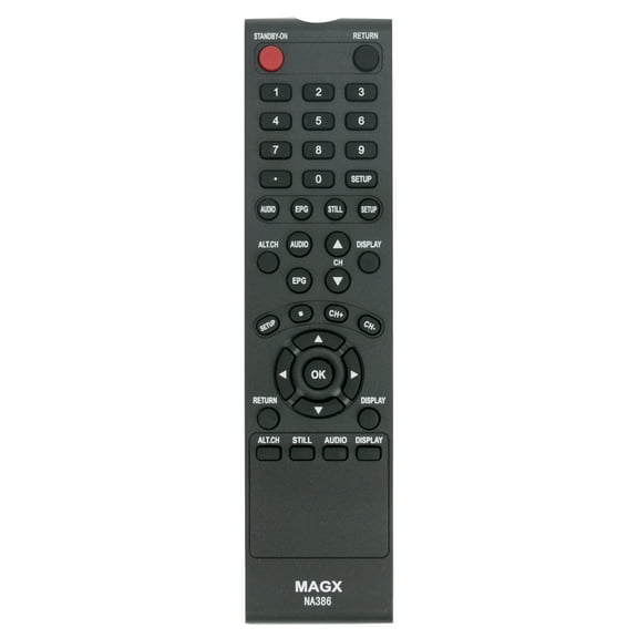 New NA386 NA386UD Replace Remote Control for Magnavox TV Converter Box RTB110MW9 TB100HW9 TB100MW9 TB100MW9A