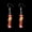 Red Agate, variant on 7 Chakra Natural 5-8mm Crystal Quartz Chip Stone Earrings Hook Healing Gift-Rose Quartz