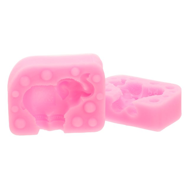 WEUVEB 1Jgo Silicone Elefante Para Postres Y Jabón Flexible Fácil Limpiar