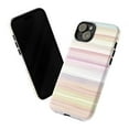 thumbnail image 3 of Pastel Watercolor Stripe Phone Case, Soft Rainbow Gradient iPhone Cover, Minimalist Artistic Protective Case for iPhone 16 15 14 13 12 11 Pro Plus Max Mini, 3 of 6