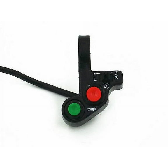7/8" Motorcycle ATV Scooter Dual Sport Dirt Switch Horn Turn Signal On/Off Light