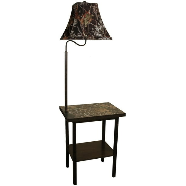 Mossy Oak End Table Floor Lamp