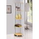 thumbnail image 2 of 5 Tier Corner Display Rack Multipurpose Shelving Unit, Dark Cherry/Black, 2 of 9