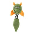 thumbnail image 1 of Juguete de peluche para perros Salvador arrugado chirriante resistente a mordeduras Verde, 1 of 10
