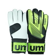 Umbro Junior Soccer Goalie Gloves, Green, 1 Pair, for Soccer Training, Medium size, for Junior