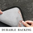 thumbnail image 6 of Gray Rose Gold Marble Pattern Door Rugs,Washable Non Slip Door Mats Indoor,Decorative Door Mats,Entry Mat Indoor for Entrance,Bedroom,Kitchen,Bathroom,30"x17", 6 of 6