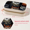 thumbnail image 5 of Owl Velvet Portable Travel Organizer with Removable Compartment – Gift Idea, Jewelry Organizer, Storage Box, and Bracelet Holder, 5 of 7