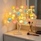 thumbnail image 5 of Lámpara LED con forma de rosa y USB,luz nocturna con flores artificiales regulables para decoración de dormitorio y escritorio,regalo romántico para cumpleaños,aniversarios y San Valentín., 5 of 6
