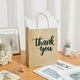 thumbnail image 4 of Bolsas de regalo DjinnGlory Thank You, paquete de 50 unidades, tamaño mediano, con asas, 4 of 9