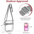 thumbnail image 4 of Clear Bag Stadium Approved, Clear Purse with Adjustable Shoulder Strap for Sports, 4 of 7