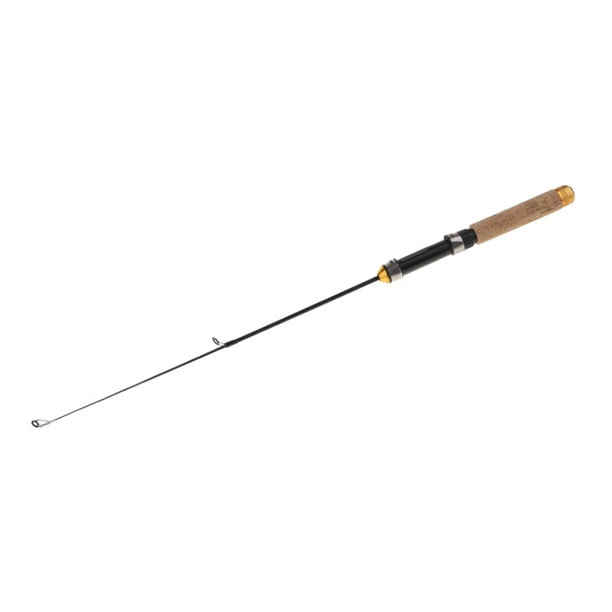 Lipstore Mini Short Winter Fishing Rod Ice Fishing Pole W/ Comfortable Wooden Handle Other 64cm