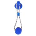 thumbnail image 2 of Dogs Molar Bite Toy Ropes Dog Tooth Cleaning Chewing Dog Toys Pet Interactive Suct Push Ball Toys, 2 of 5