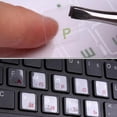 thumbnail image 5 of Super Durable Russian Keyboard Stickers Alphabet Waterproof For Laptop Pc 2pcs——yellow, 5 of 5