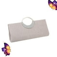thumbnail image 6 of Narrster 1Pc Fashion Glitter Handbag Fashion Evening Clutch Magnetic Snap Purse for Wedding Dinner(Beige), 6 of 10