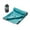 Teal, variant on YR Yoga Mat Towel with Alignment Lines, 72''x24'' Non Slip Hot Yoga Towels for Gym Pilates with Carrying Bag, Gray
