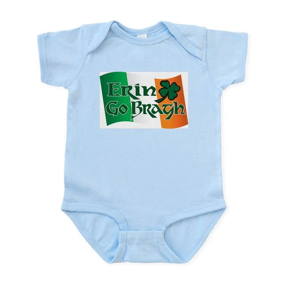 CafePress - Erin Go Bragh V13 Infant Bodysuit - Baby Light Bodysuit, Size Newborn - 24 Months