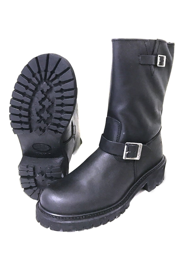 Men's Engineer Boots Motorcycle 12" Leather Biker