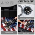 thumbnail image 5 of HUISEFOR Car Trunk Mat, Universal Car Trunk Mat 29" x 39", American Flag Bald Eagle Cargo Mat Rear Trunk Liner Scratchproof Non-Slip Universal Fit for Most Vehicle, 5 of 7