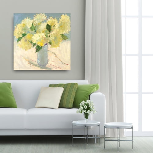 "White Linen" 24x24 Canvas Art