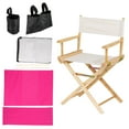 thumbnail image 5 of Uxcell Director Chair Accessories Set 5in1 Canvas Replacement Kit, Rose Red, 5 of 6