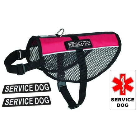 Xxl Service Dog Vest N0253-7-0210 Service Dog Vest Harness, X-Large/30