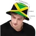 thumbnail image 3 of Liphontcta RJTXKSBY Jamaica Flag Bucket Hat, Unisex Jamerican Flag Bucket Hat Outdoor Beach Summer Fisherman Cap for Women Men, 3 of 5