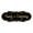 Black Gold, variant on Signs ByLITA Designer Family is Everything Durable ABS Plastic Laser Engraved Easy Installation Elegant Design Sign (Black) - Large