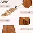 thumbnail image 3 of SUOSDEY Sling Bag for Women Anti Theft Crossbody Bag Leather Chest Bag For Travel, 3 of 7