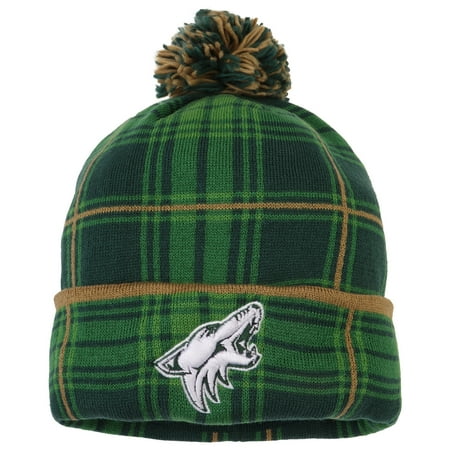 UPC 887783697975 product image for Arizona Coyotes Reebok St. Pats Cuffed Pom Knit Hat - Green - OSFA | upcitemdb.com