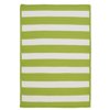 Colonial Mills Stripe It- Bright Lime 4' square