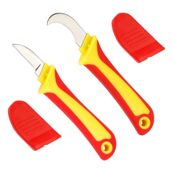New I Electrician Knife, nsulation Electrician Knife, Insulation Cable Stripper, Dismantling Knife Cable Knife Anti-Magnetic Fast Strip Cable Stripper Cutter, Wire Stripper Peeling Hand Tool