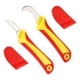 thumbnail image 1 of Ruifaya Nuevo cuchillo de electricista, cuchillo de electricista de aislamiento, pelador de cables de aislamiento, cuchillo de desmontaje, cuchillo de cable, cortador pelador de cables de tira rápid, 1 of 7
