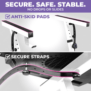 Liquid Stands Piano Keyboard Stand - Z Style Adjustable and Portable Heavy Duty Music Stand for Kids and Adults -Fits 54-88 Key Electric Pianos - Sturdy Musical Keyboard Stand Piano