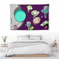 thumbnail image 5 of Animated Invader Zim Tapestry Luxury Wall Hanging Tapestries Decoration For Living Room Bedroom Dormitory Mural Blanket Wall Art Tapestry, 5 of 8